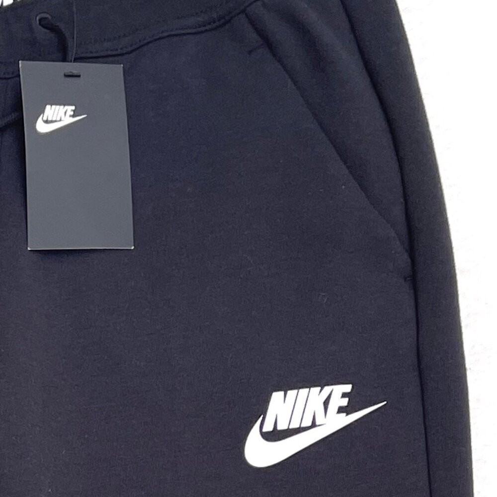 NWT NIKE Croped Jersey High Waist PANT SNKR 884410-010 Black S - Picture 10 of 13